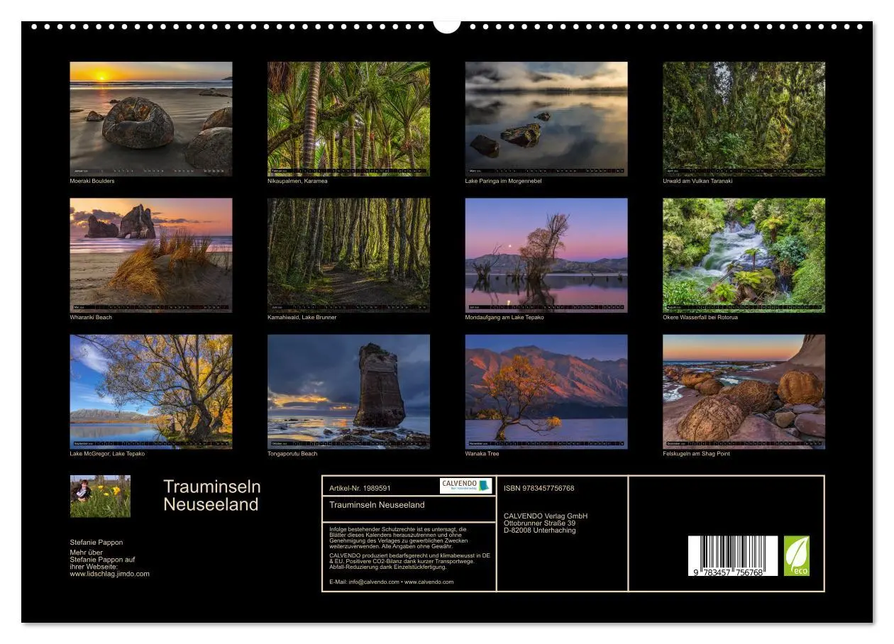 Bild: 9783457756768 | Trauminseln Neuseeland (hochwertiger Premium Wandkalender 2026 DIN...