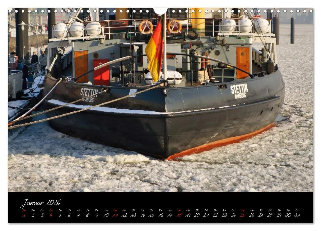 Bild: 9783516226768 | Boote und Schiffe auf Elbe und Ostsee (Wandkalender 2026 DIN A3...