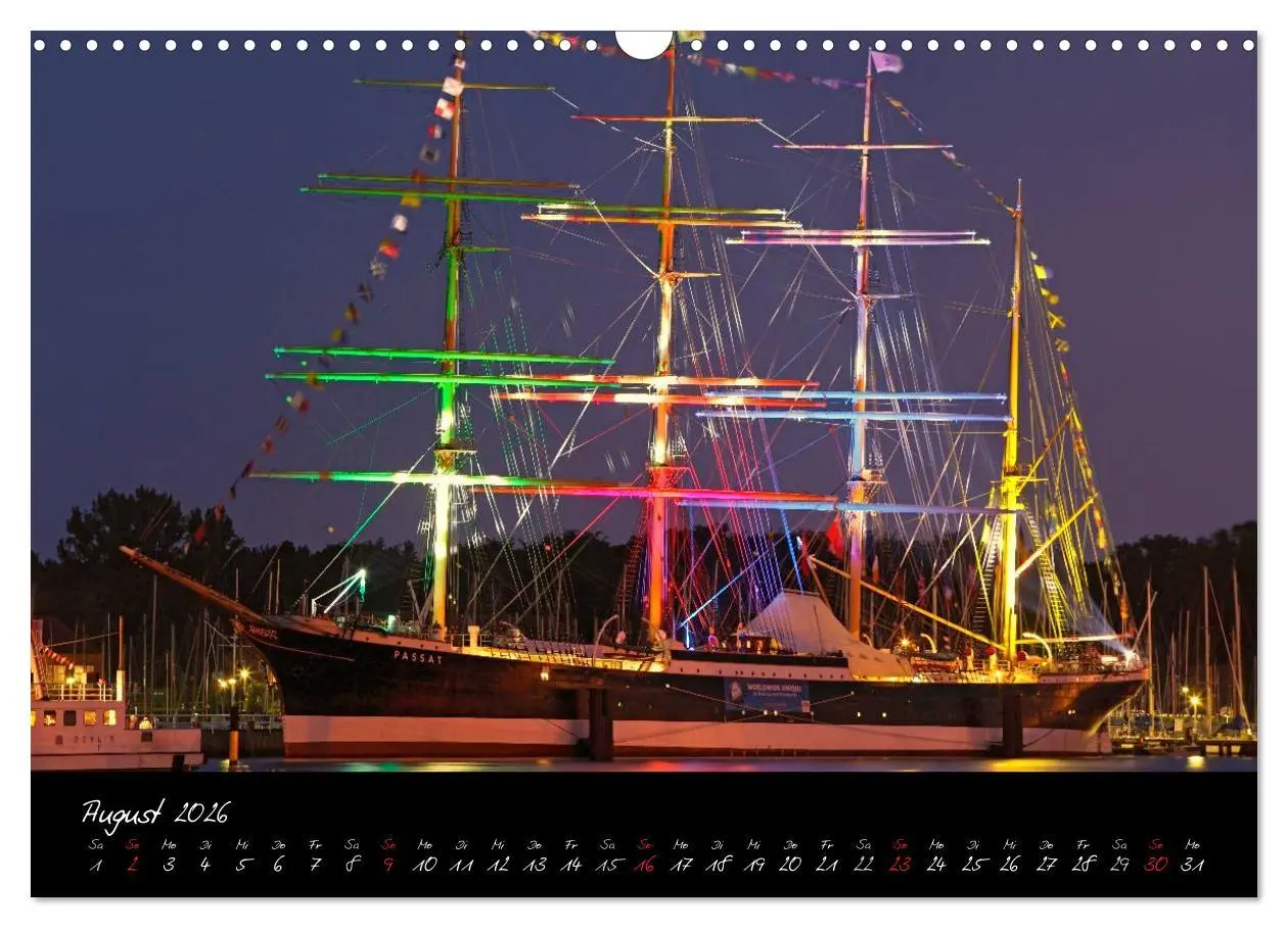 Bild: 9783516226768 | Boote und Schiffe auf Elbe und Ostsee (Wandkalender 2026 DIN A3...