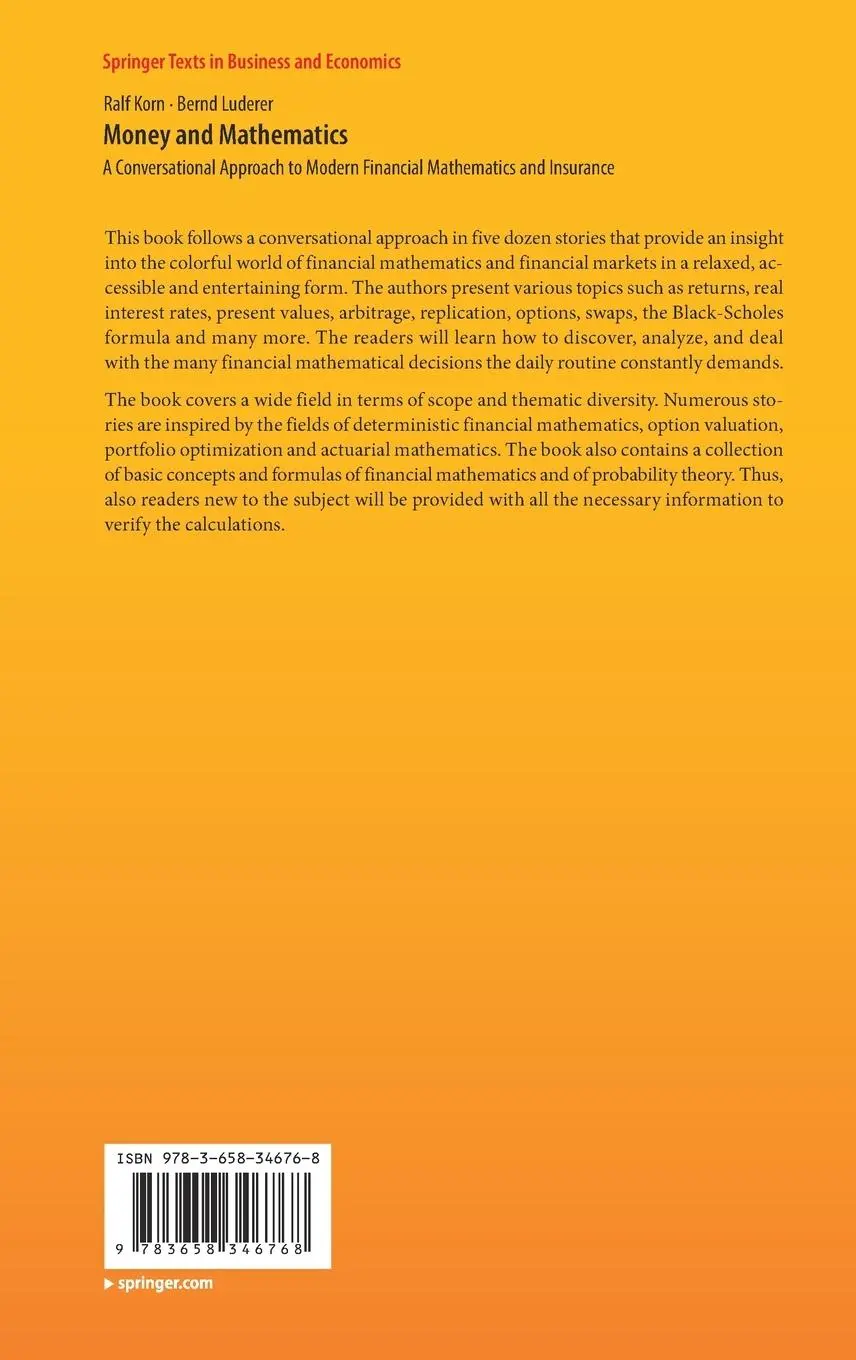Rückseite: 9783658346768 | Money and Mathematics | Bernd Luderer (u. a.) | Buch | xiv | Englisch