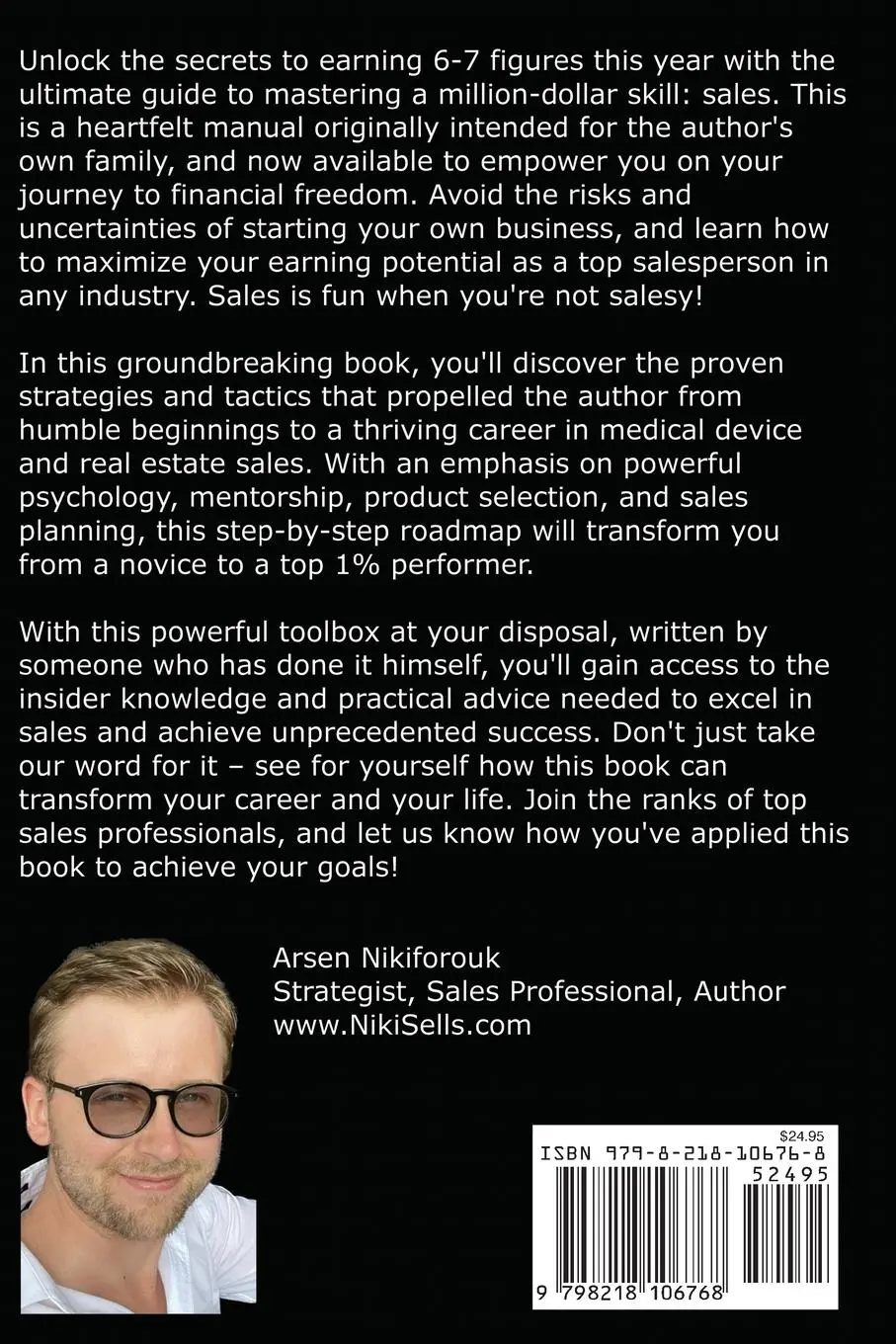 Rückseite: 9798218106768 | Break Limits, Make Millions | Arsen Nikiforouk | Taschenbuch | 2023