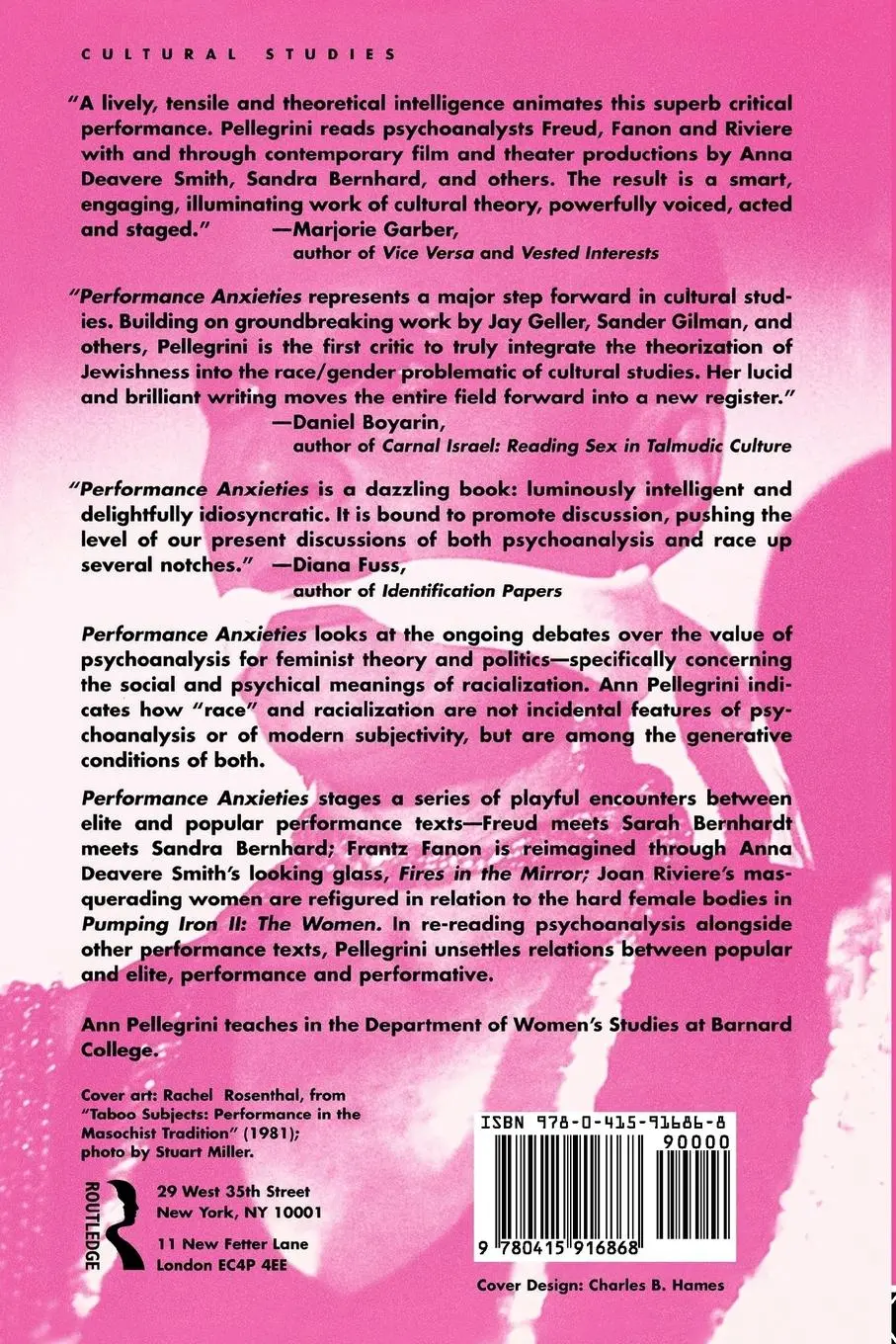 Rückseite: 9780415916868 | Performance Anxieties | Staging Psychoanalysis, Staging Race | Buch