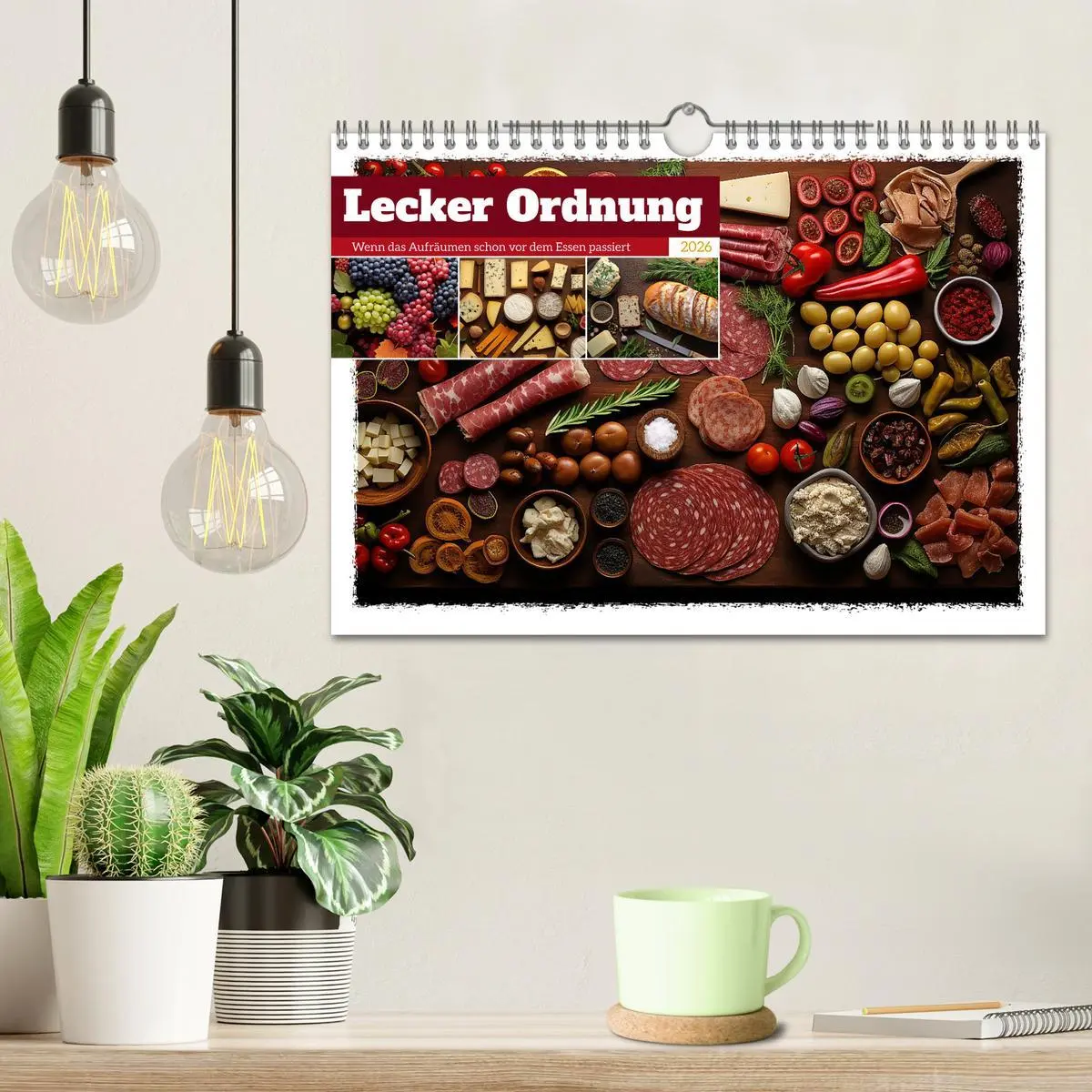 Bild: 9783457366868 | Lecker Ordnung (Wandkalender 2026 DIN A4 quer), CALVENDO...