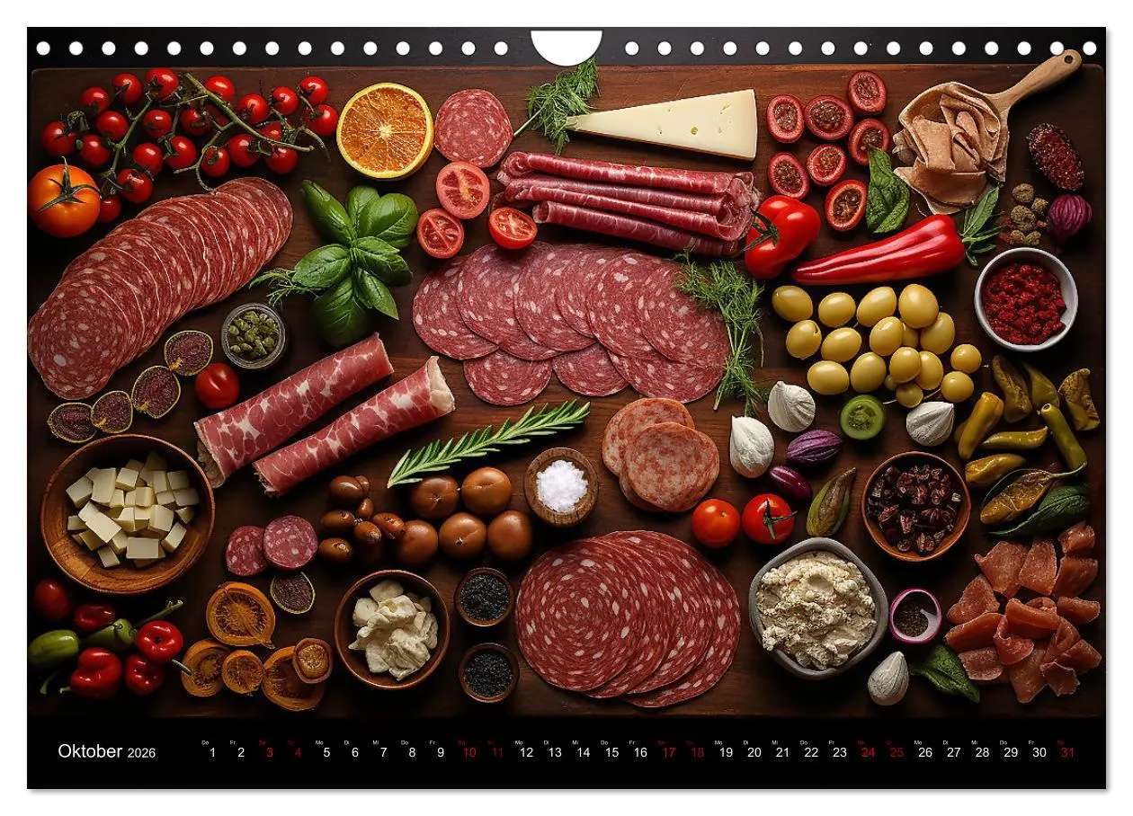 Bild: 9783457366868 | Lecker Ordnung (Wandkalender 2026 DIN A4 quer), CALVENDO...