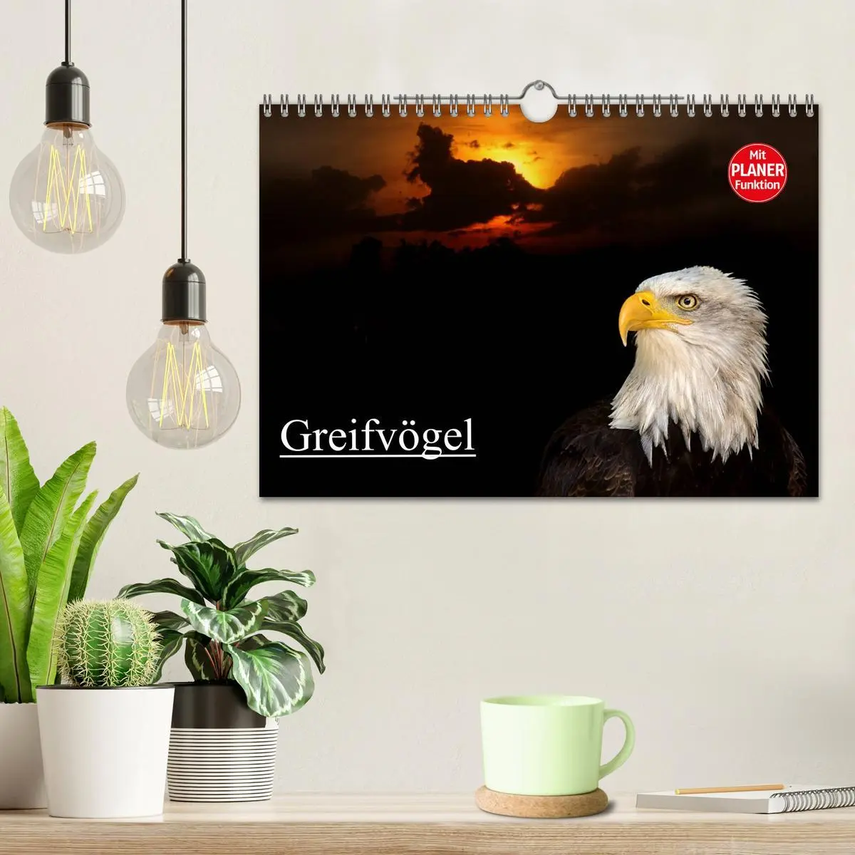 Bild: 9783457986868 | Greifvögel (Wandkalender 2026 DIN A4 quer), CALVENDO Monatskalender