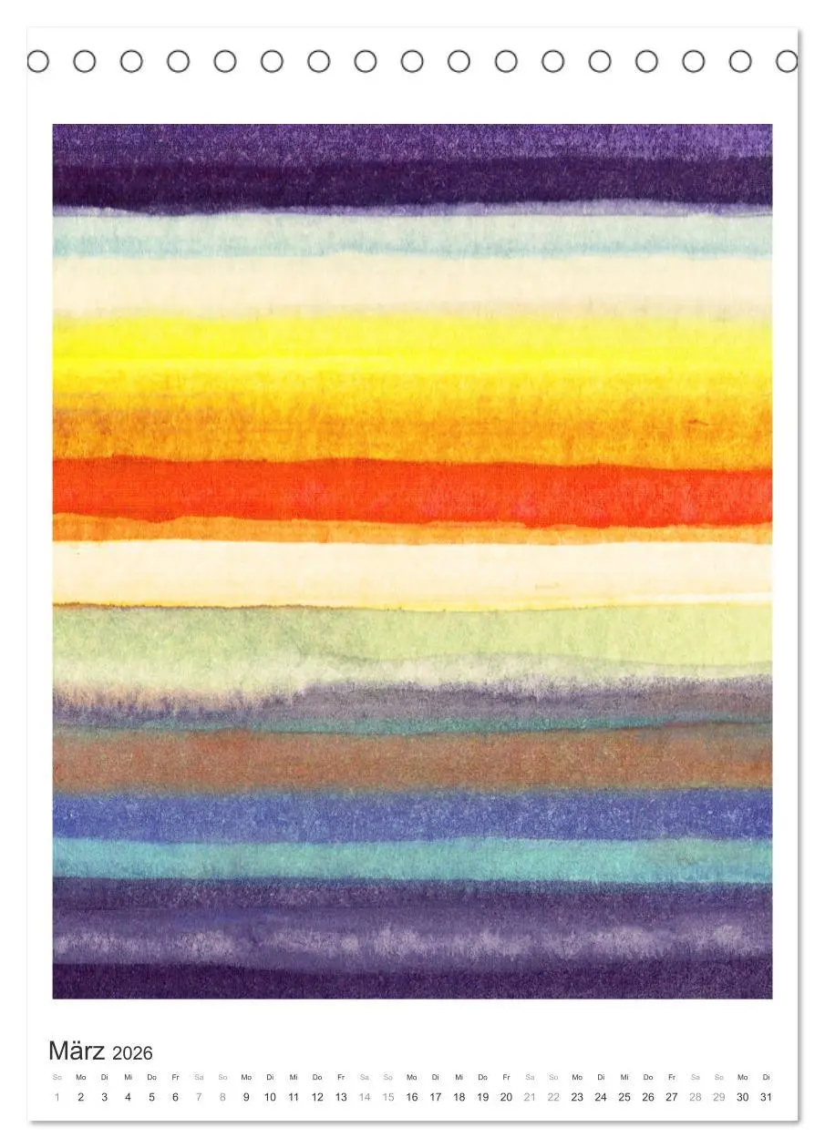 Bild: 9783516386868 | Ein leuchtendes Jahr: Abstrakte Kunst von Inga Pint (Tischkalender...