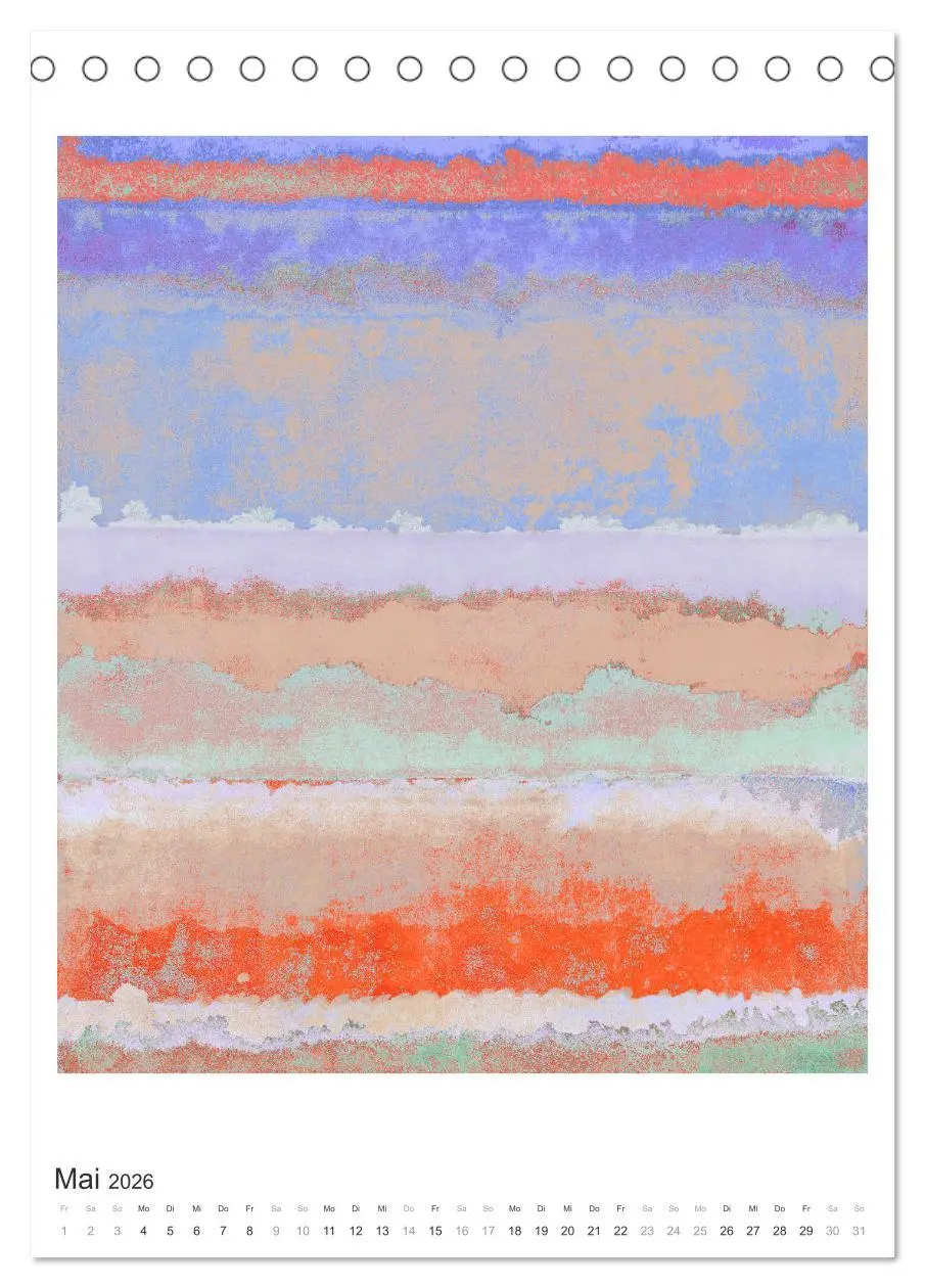 Bild: 9783516386868 | Ein leuchtendes Jahr: Abstrakte Kunst von Inga Pint (Tischkalender...