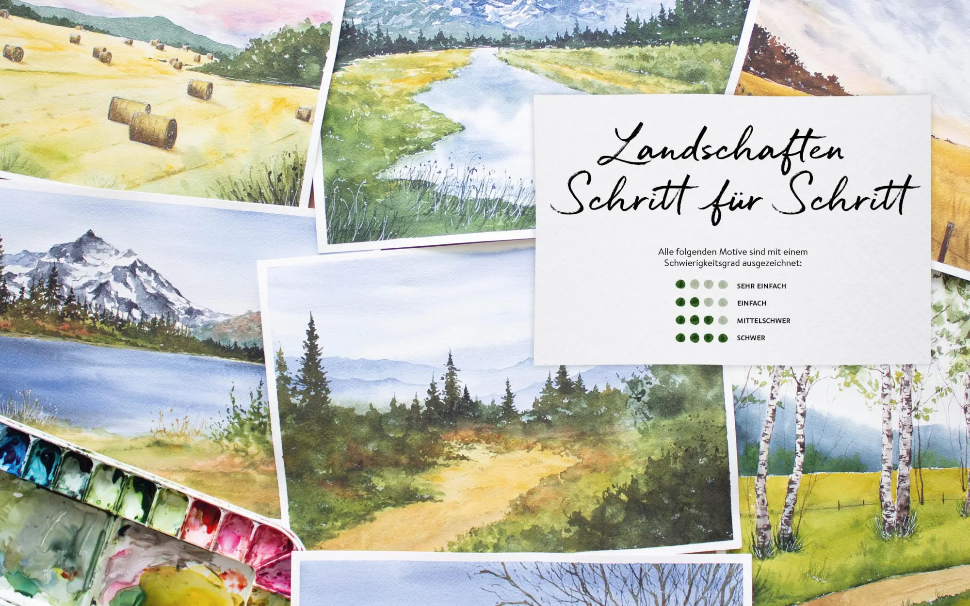 Bild: 9783745906868 | Die Kunst der Aquarellmalerei - Landschaften | Sushma Hegde | Buch