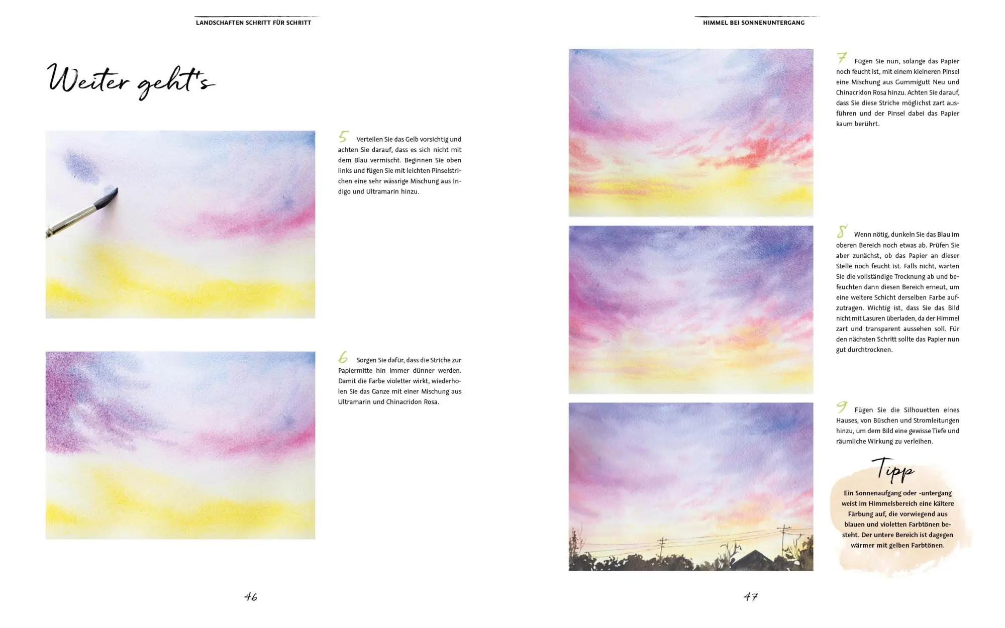 Bild: 9783745906868 | Die Kunst der Aquarellmalerei - Landschaften | Sushma Hegde | Buch