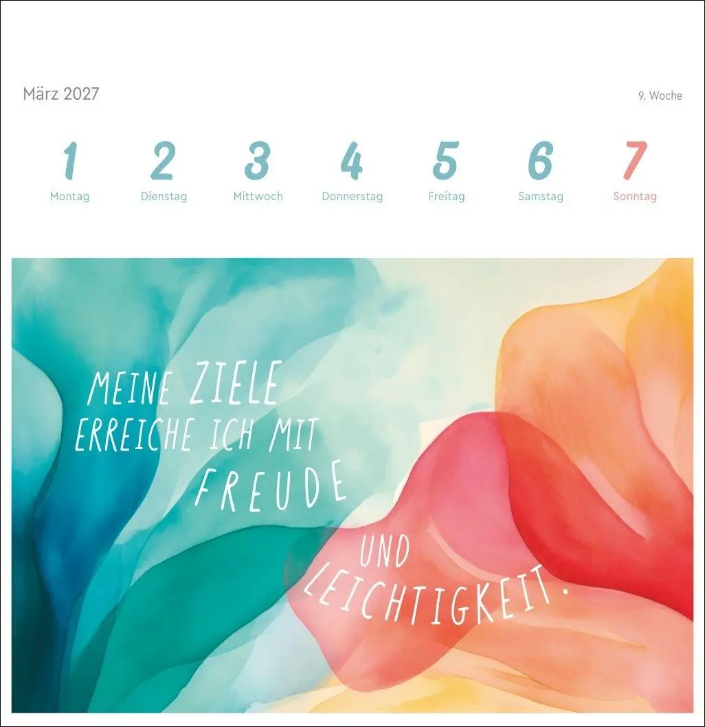 Bild: 9783756416868 | Ich bin einzigartig und wertvoll Premium-Postkartenkalender 2027 -...