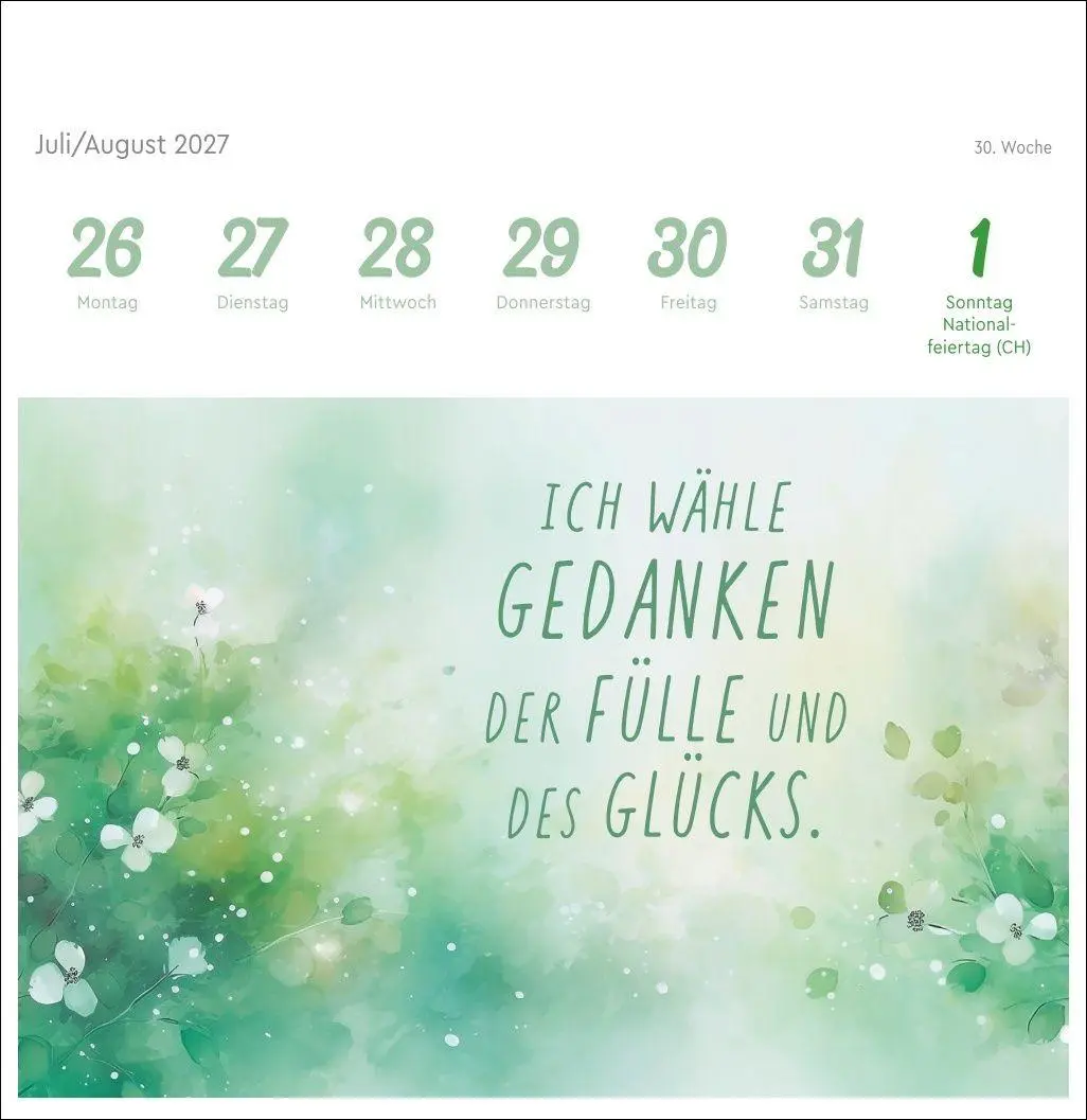 Bild: 9783756416868 | Ich bin einzigartig und wertvoll Premium-Postkartenkalender 2027 -...