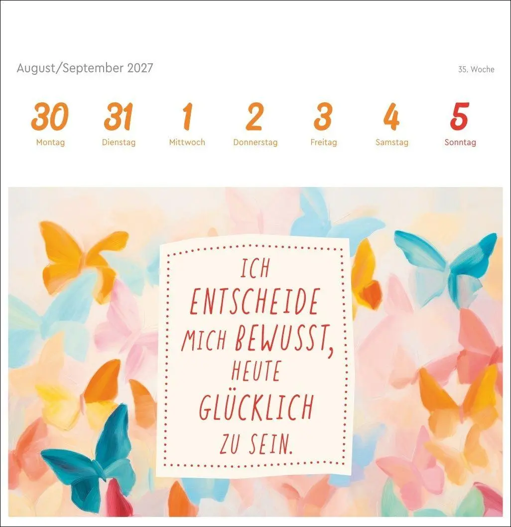 Bild: 9783756416868 | Ich bin einzigartig und wertvoll Premium-Postkartenkalender 2027 -...