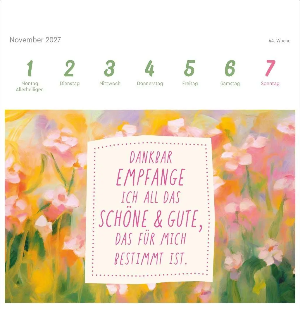 Bild: 9783756416868 | Ich bin einzigartig und wertvoll Premium-Postkartenkalender 2027 -...