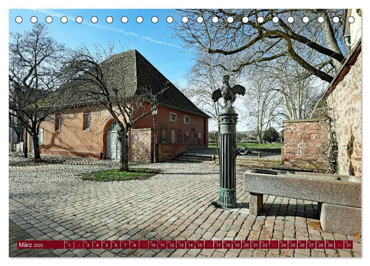 Bild: 9783435026968 | Karlsruhe-Durlach (Tischkalender 2025 DIN A5 quer), CALVENDO...