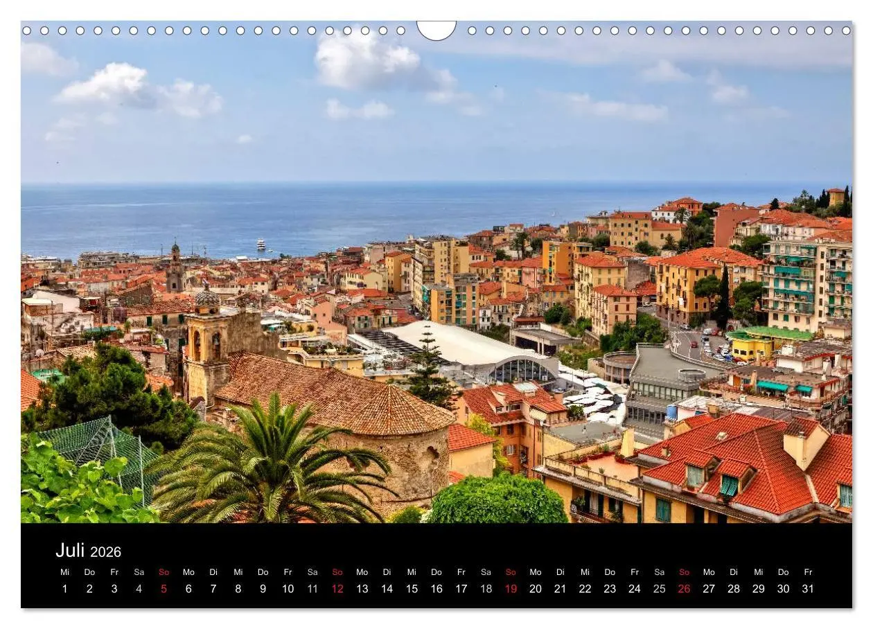 Bild: 9783516206968 | Ligurien - die italienische Riviera (Wandkalender 2026 DIN A3...