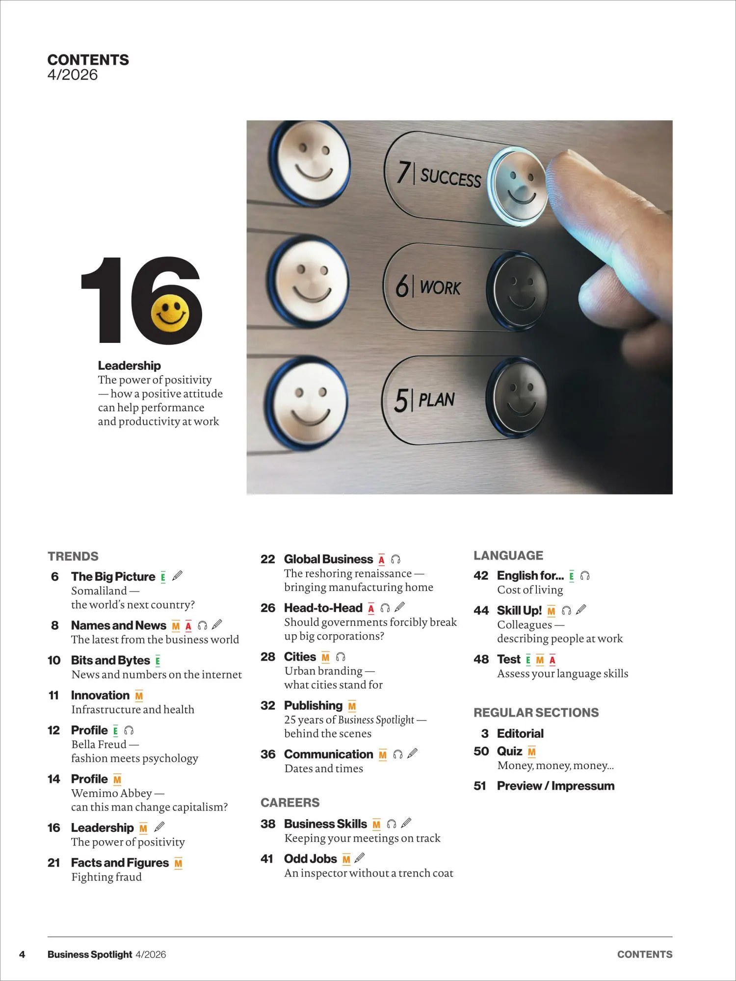 Bild: 9783689876968 | Business Spotlight Magazin 4/26 | ZEIT SPRACHEN GmbH | Broschüre