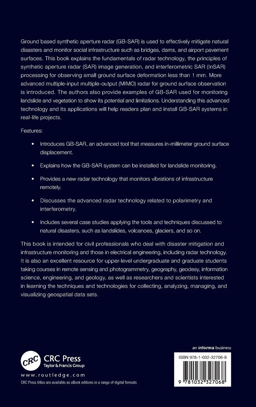 Rückseite: 9781032327068 | Ground Based Synthetic Aperture Radar | Motoyuki Sato (u. a.) | Buch