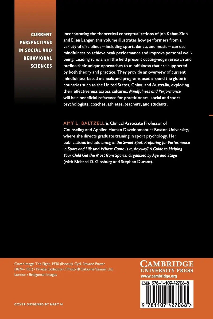 Rückseite: 9781107427068 | Mindfulness and Performance | Amy L. Baltzell | Taschenbuch | Englisch