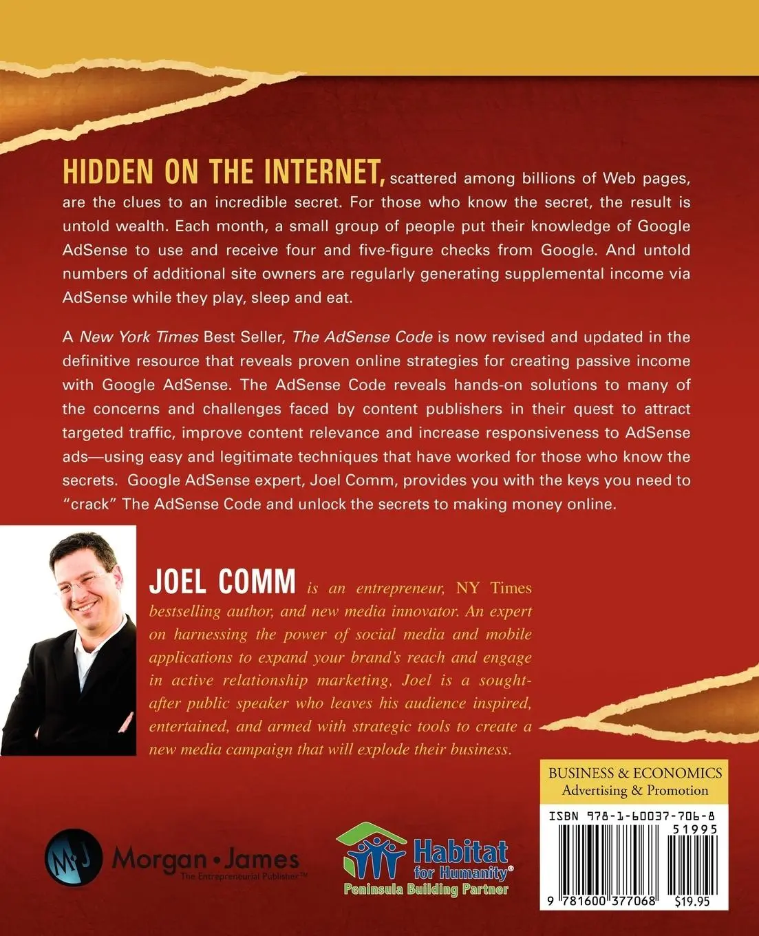 Rückseite: 9781600377068 | The AdSense Code | Joel Comm | Taschenbuch | Kartoniert / Broschiert
