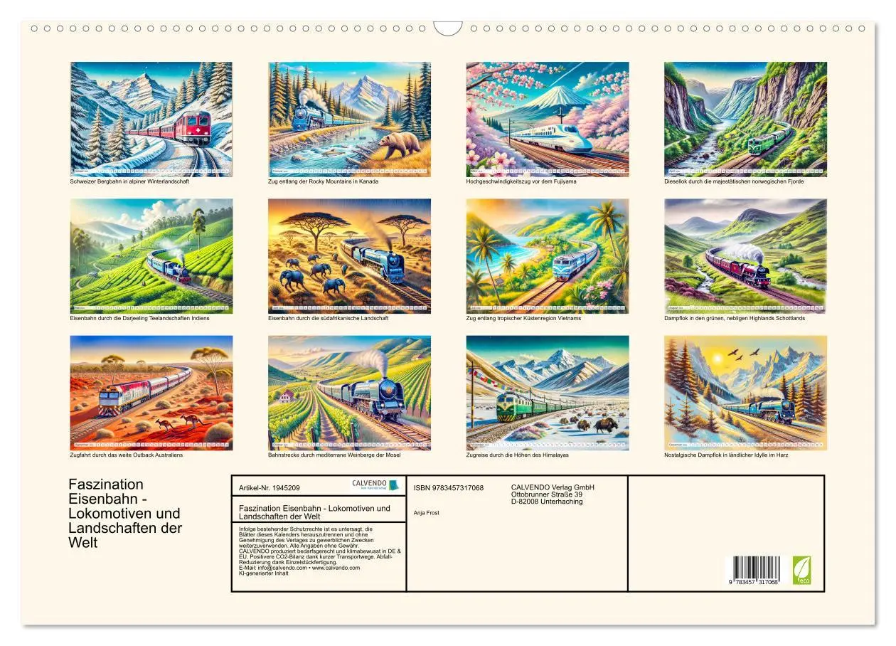 Bild: 9783457317068 | Faszination Eisenbahn - Lokomotiven und Landschaften der Welt...