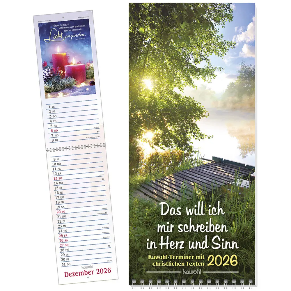 Cover: 9783754867068 | Das will ich mir schreiben in Herz und Sinn 2026 | Kalender | 14 S.