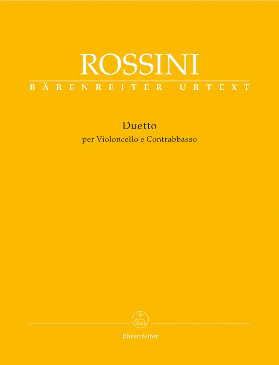 Cover: 9790006537068 | Duetto per Violoncello e Contrabbasso | Gioachino Rossini | Broschüre