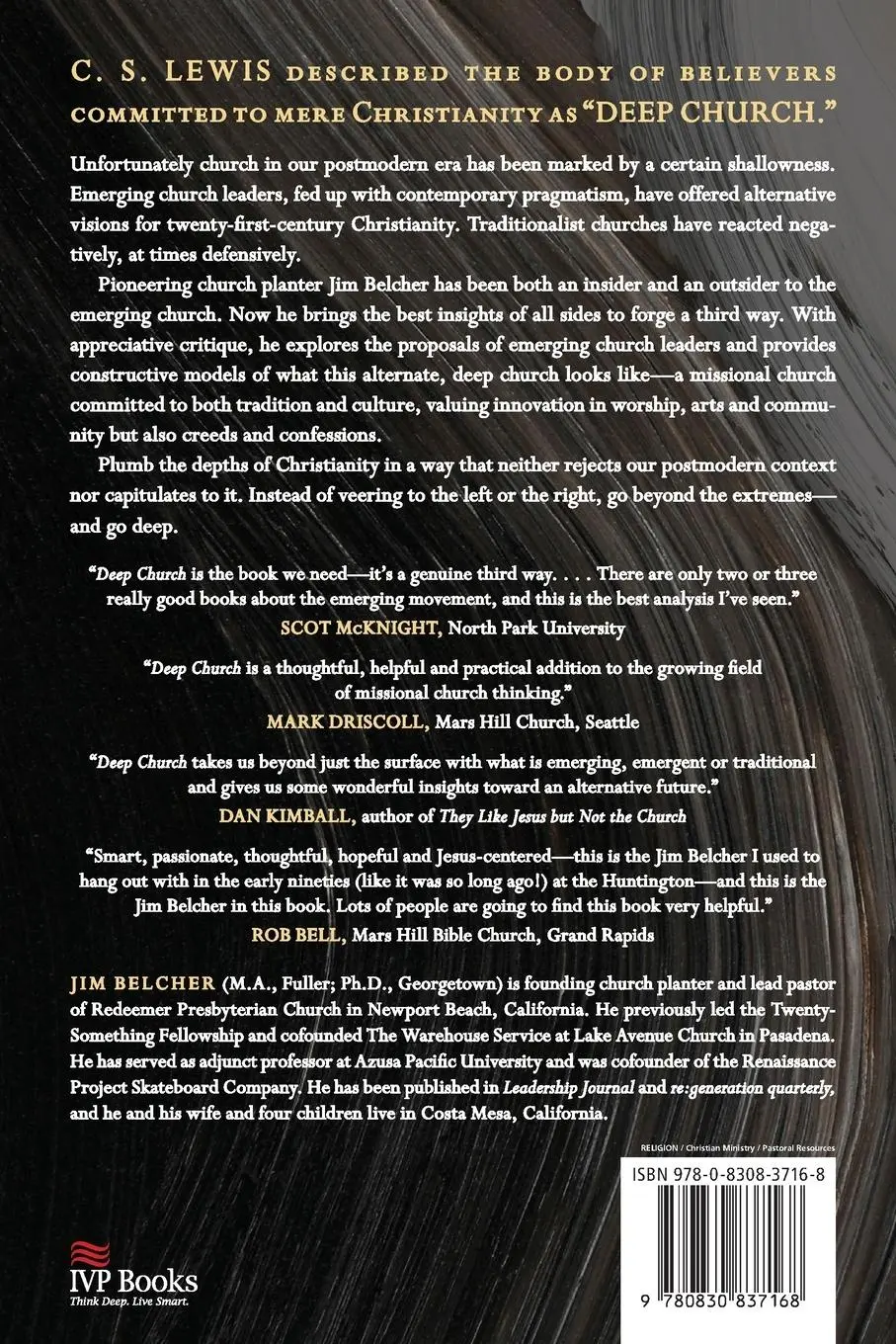 Rückseite: 9780830837168 | Deep Church | A Third Way Beyond Emerging and Traditional | Belcher