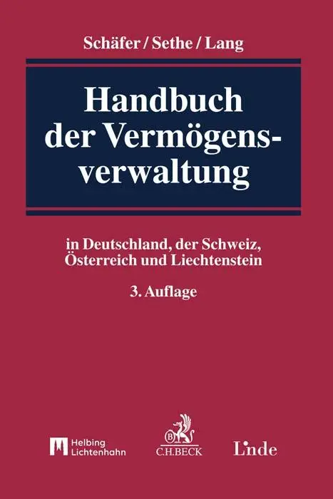 Cover: 9783406747168 | Handbuch der Vermögensverwaltung | Frank A. Schäfer (u. a.) | Buch