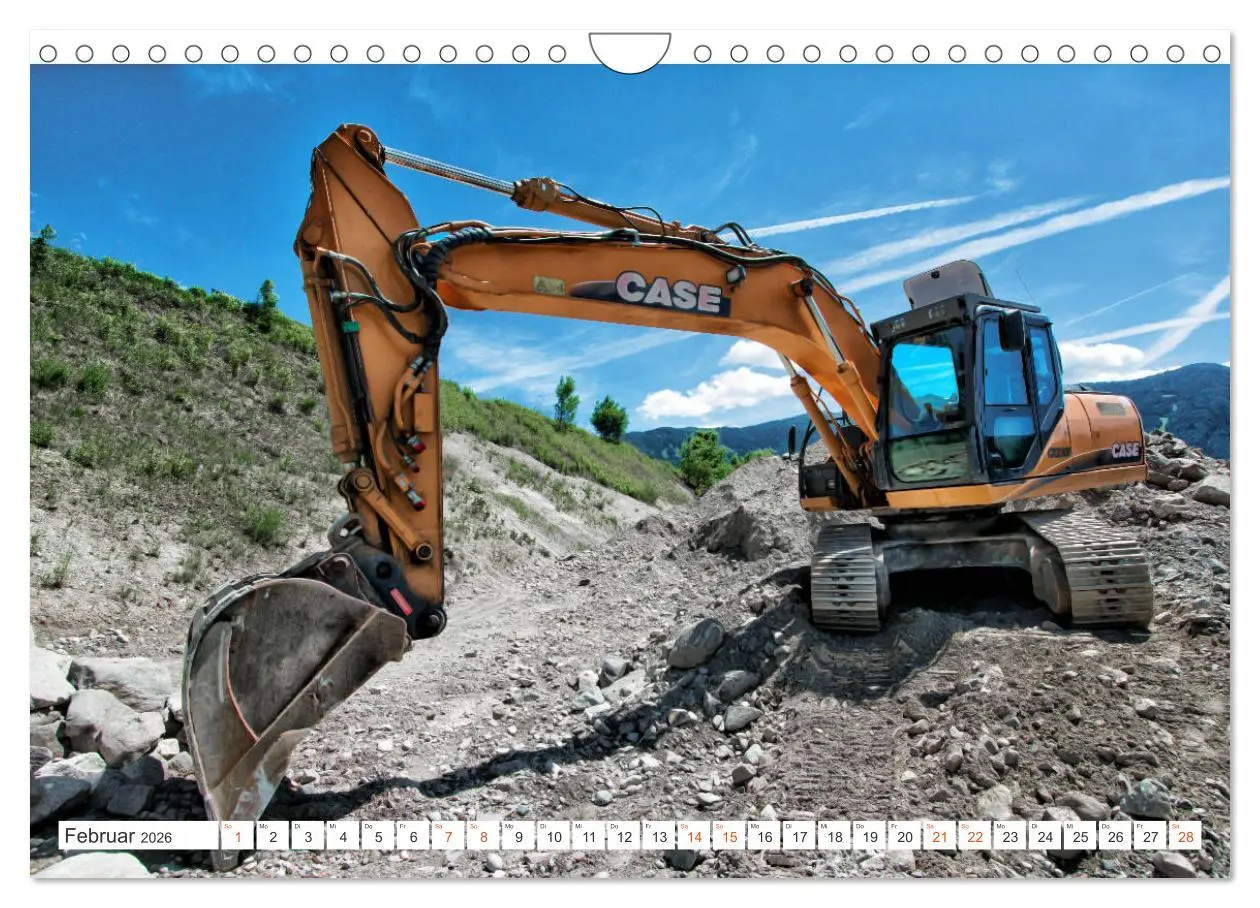 Bild: 9783457857168 | Baumaschinen - Maschinen auf der Baustelle (Wandkalender 2026 DIN...
