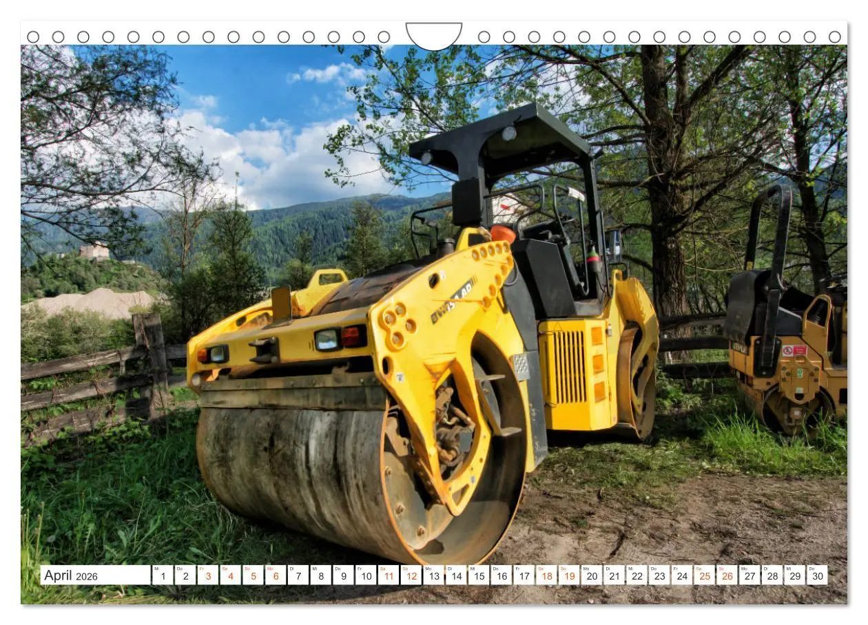 Bild: 9783457857168 | Baumaschinen - Maschinen auf der Baustelle (Wandkalender 2026 DIN...