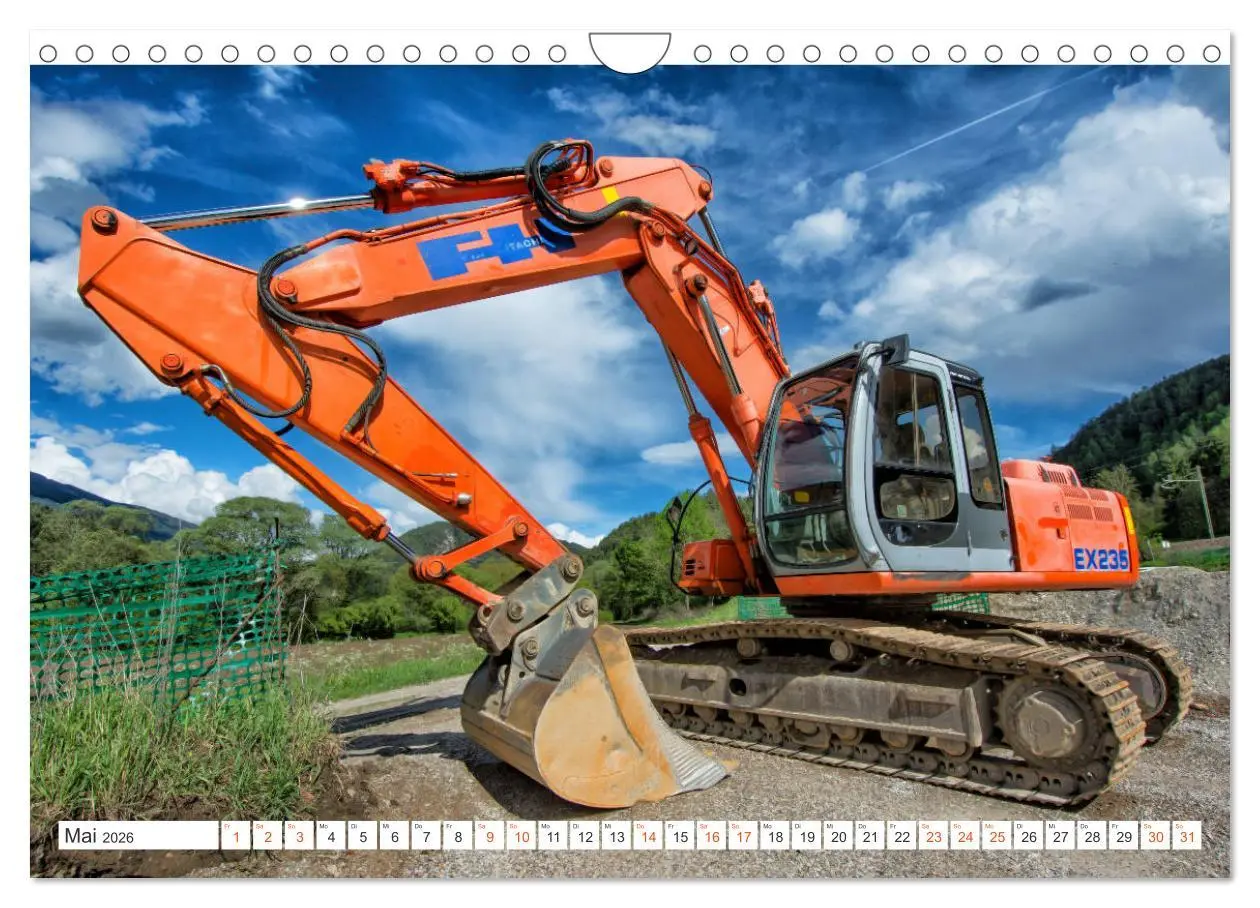 Bild: 9783457857168 | Baumaschinen - Maschinen auf der Baustelle (Wandkalender 2026 DIN...