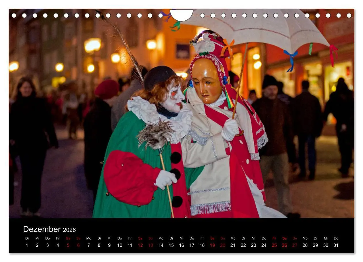Bild: 9783457927168 | Die Rottweiler Fastnacht (Wandkalender 2026 DIN A4 quer), CALVENDO...