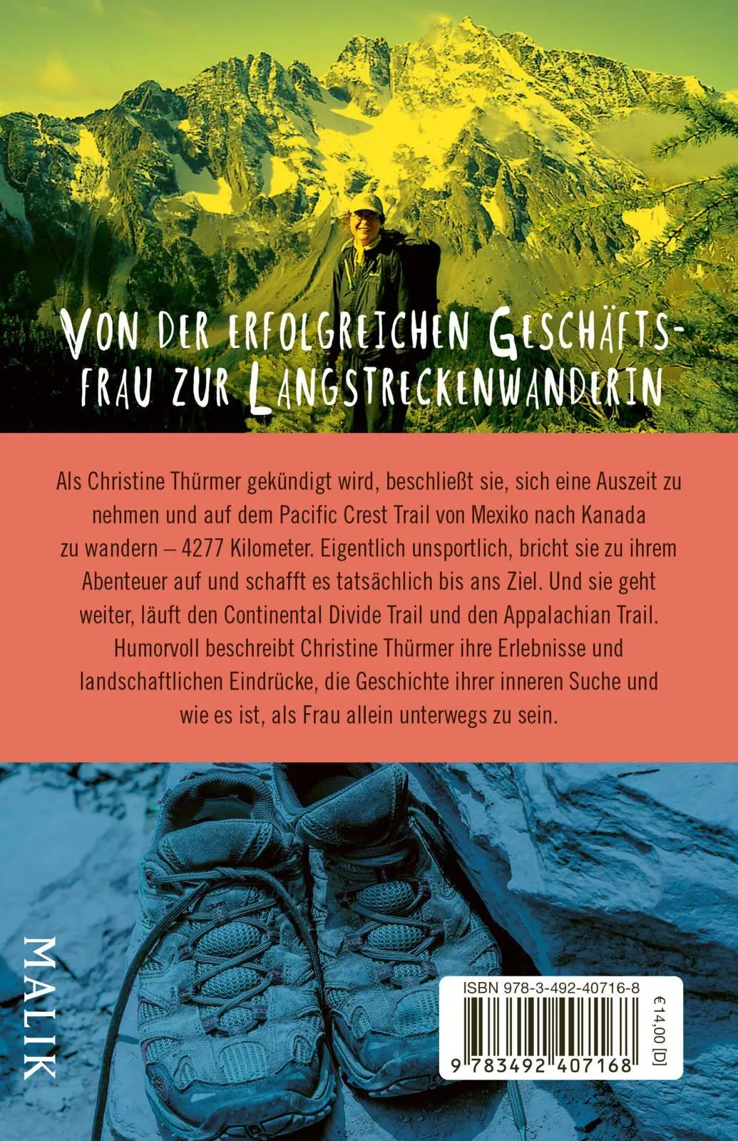 Rückseite: 9783492407168 | Laufen. Essen. Schlafen. | Christine Thürmer | Taschenbuch | 288 S.