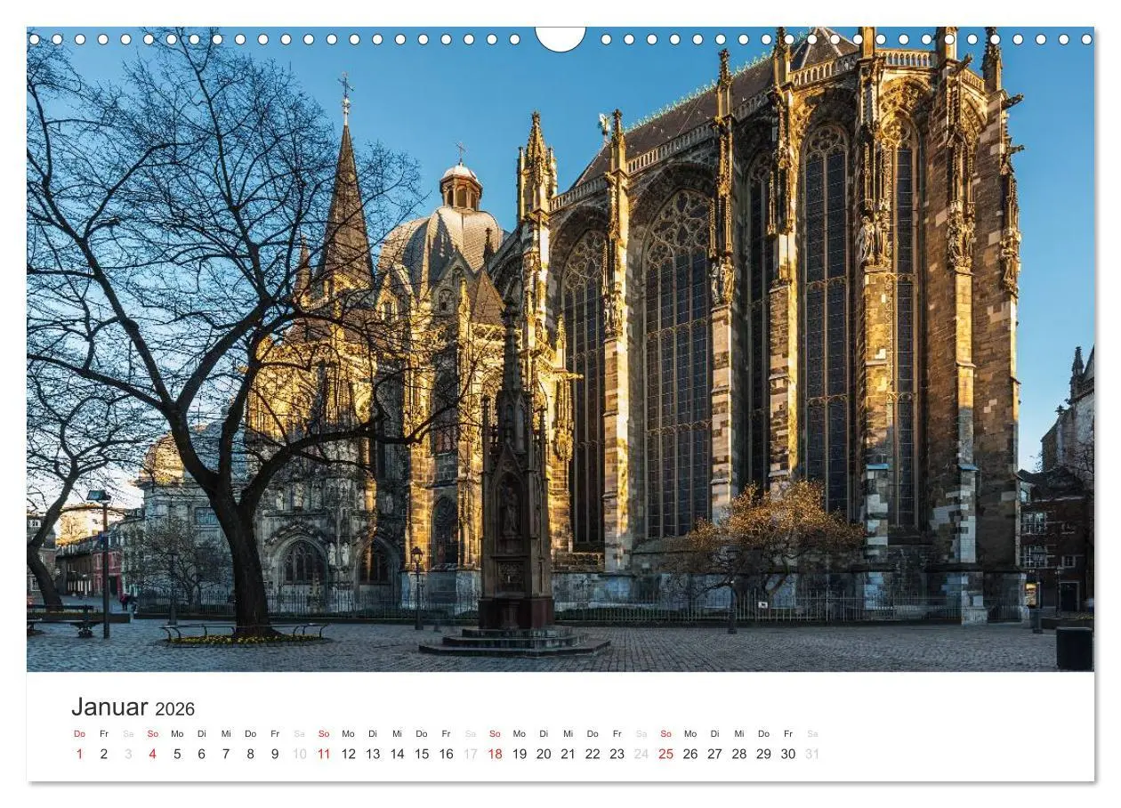 Bild: 9783516017168 | Aachener Dom - Weltkulturdenkmal (Wandkalender 2026 DIN A3 quer),...