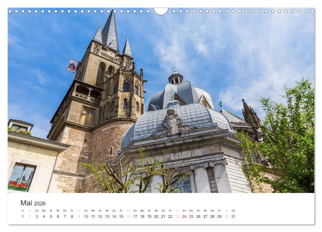 Bild: 9783516017168 | Aachener Dom - Weltkulturdenkmal (Wandkalender 2026 DIN A3 quer),...