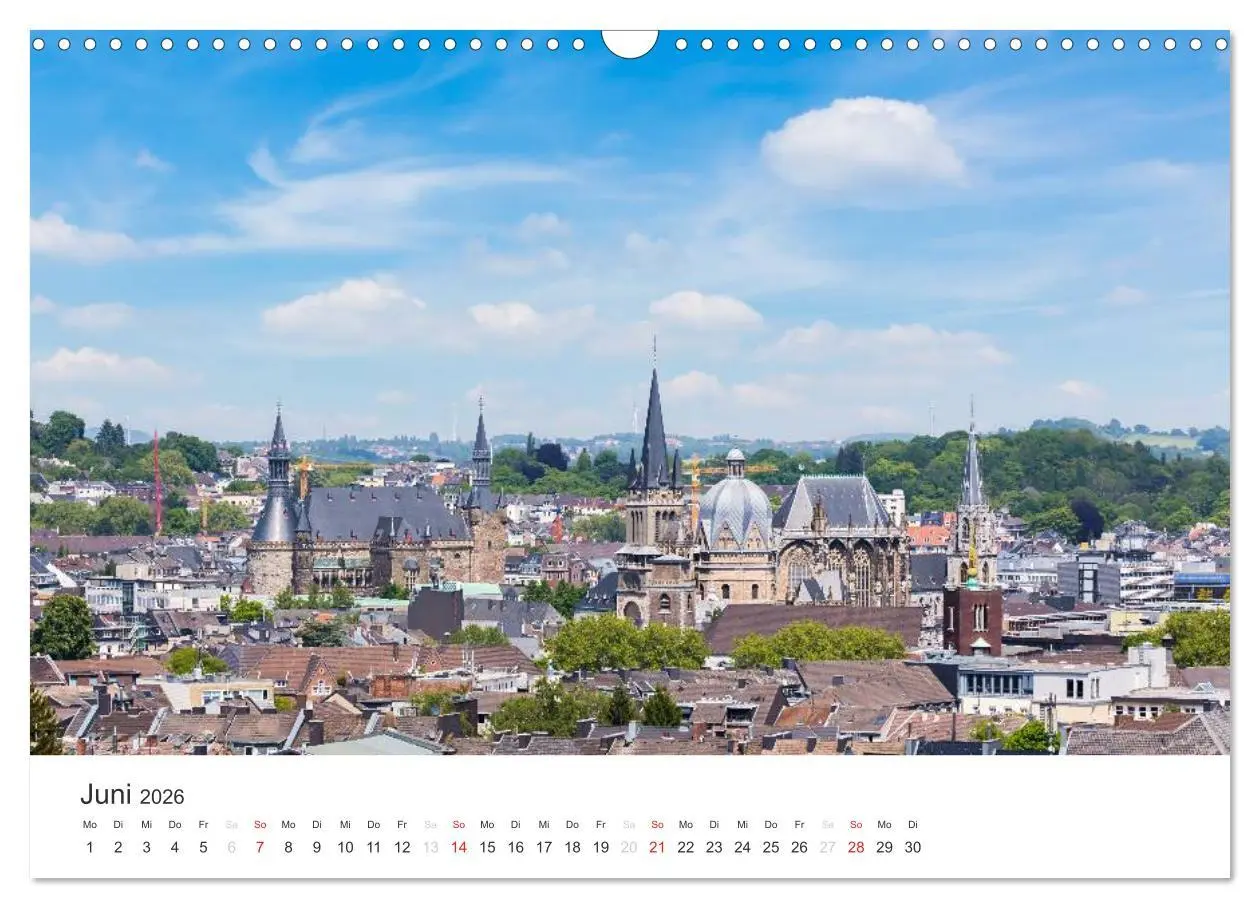 Bild: 9783516017168 | Aachener Dom - Weltkulturdenkmal (Wandkalender 2026 DIN A3 quer),...