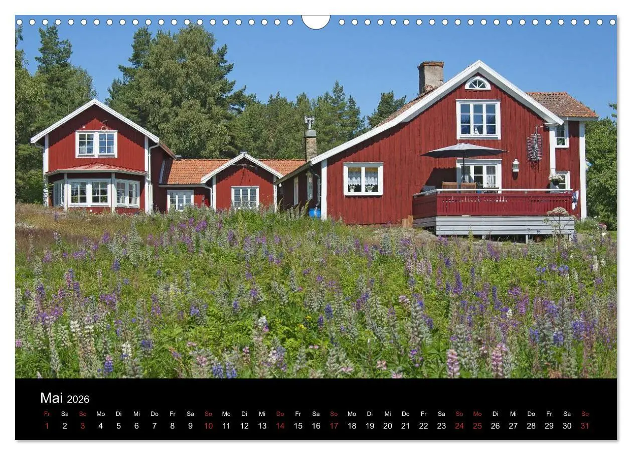 Bild: 9783516187168 | Südschweden (Wandkalender 2026 DIN A3 quer), CALVENDO Monatskalender