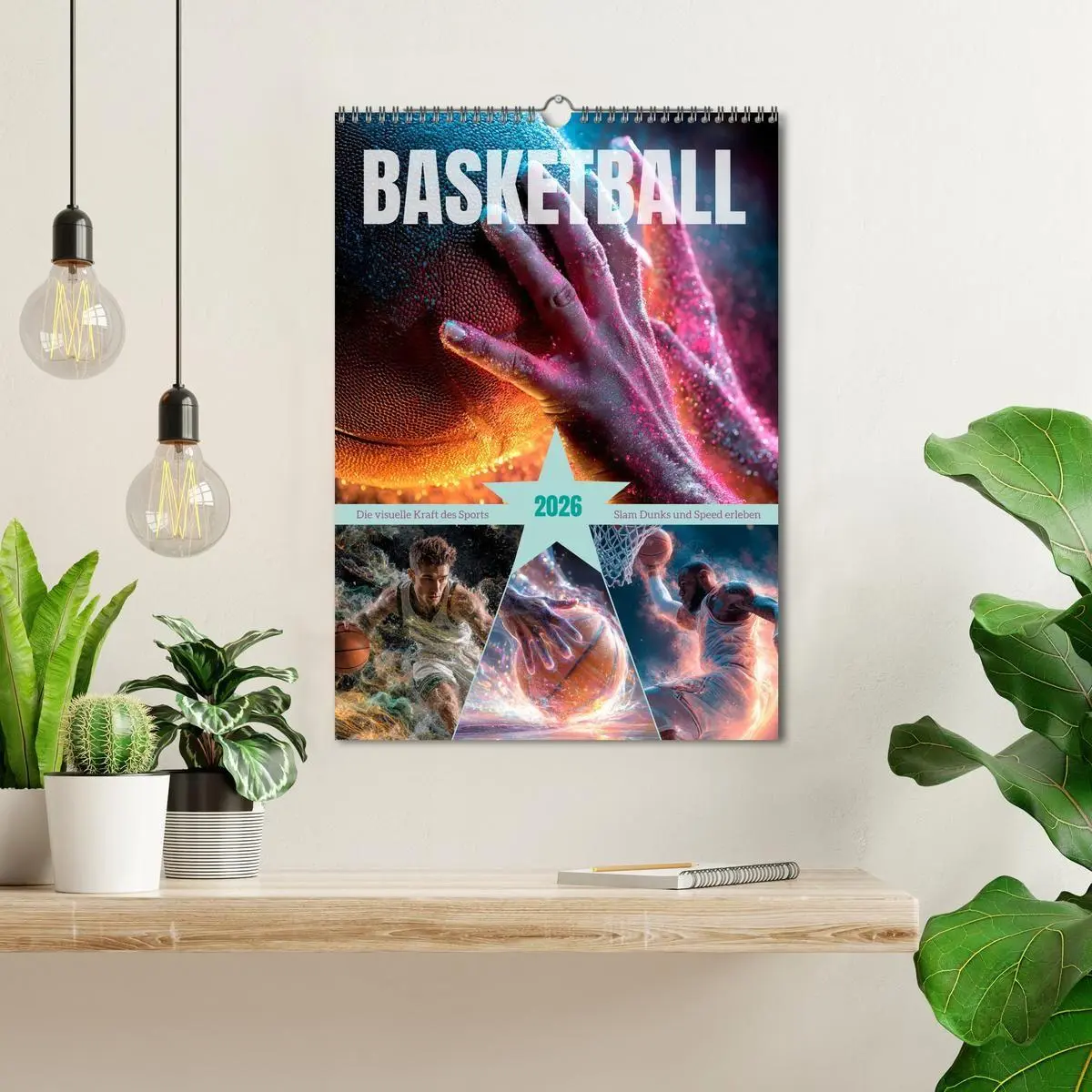 Bild: 9783516707168 | Basketball - Die visuelle Kraft des Sports (Wandkalender 2026 DIN...
