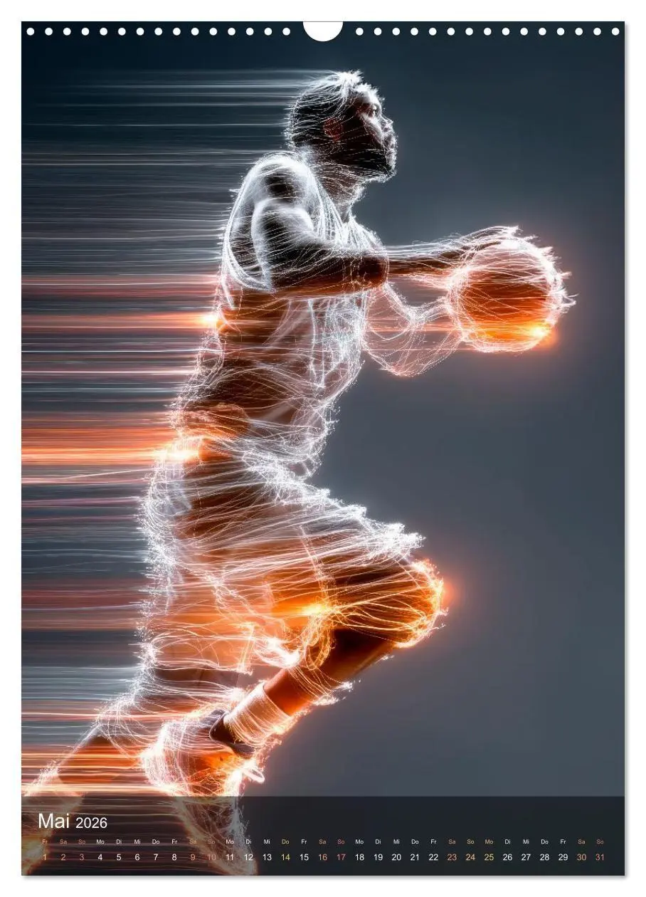 Bild: 9783516707168 | Basketball - Die visuelle Kraft des Sports (Wandkalender 2026 DIN...