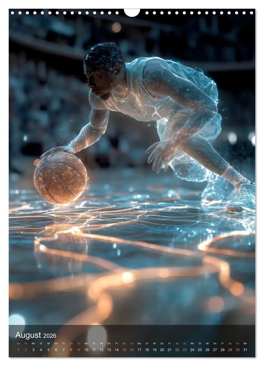 Bild: 9783516707168 | Basketball - Die visuelle Kraft des Sports (Wandkalender 2026 DIN...