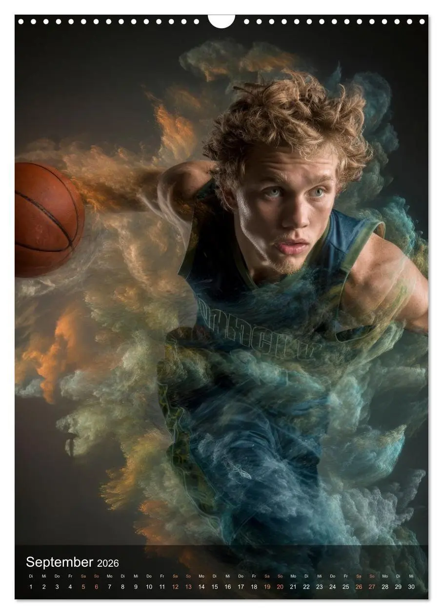 Bild: 9783516707168 | Basketball - Die visuelle Kraft des Sports (Wandkalender 2026 DIN...