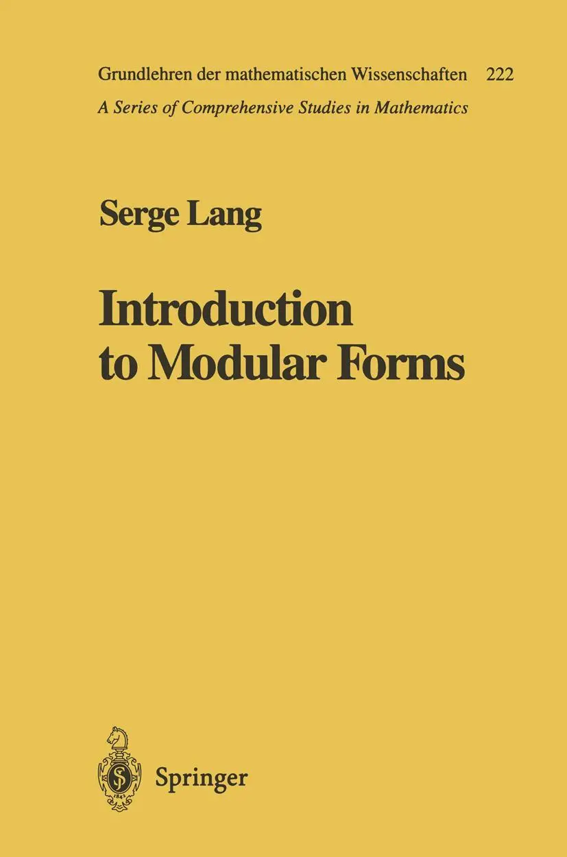Cover: 9783642057168 | Introduction to Modular Forms | Serge Lang | Taschenbuch | ix | 2010