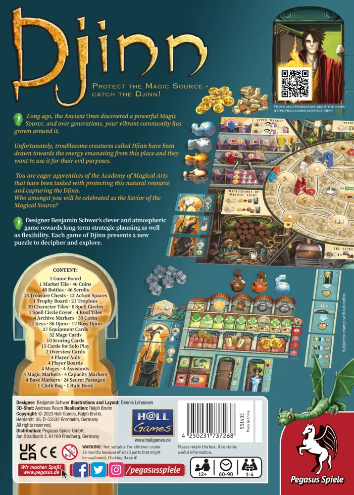 Bild: 4250231737268 | Djinn (English Edition) | Benjamin Schwer | Spiel | 55143E | Englisch