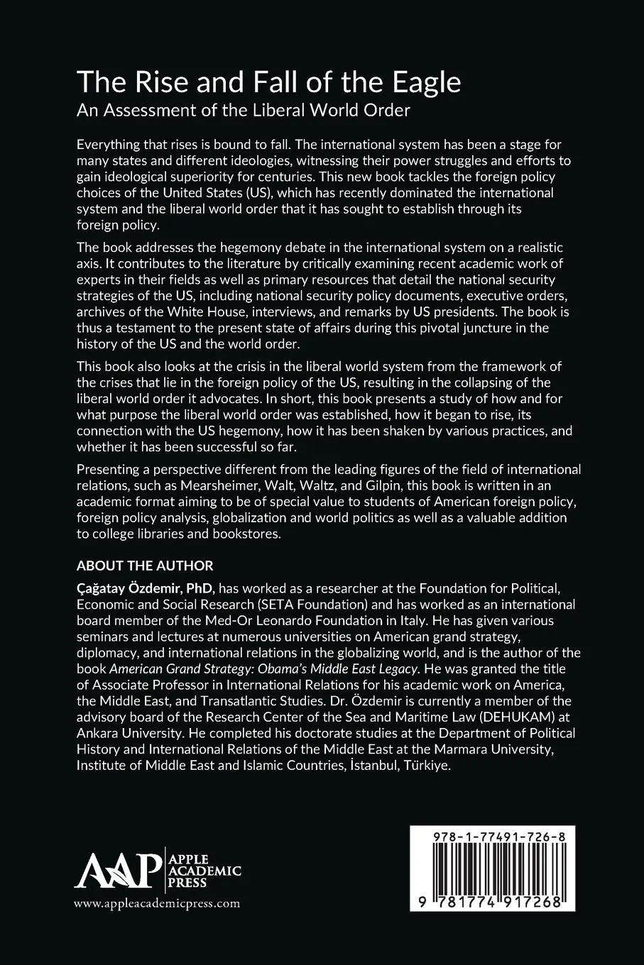 Rückseite: 9781774917268 | The Rise and Fall of the Eagle | Çagatay Özdemir | Taschenbuch | 2024