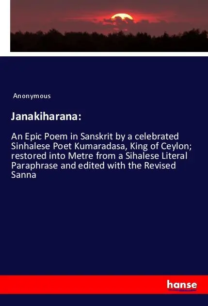 Cover: 9783348017268 | Janakiharana: | Anonymous | Taschenbuch | Englisch | 2020 | hansebooks
