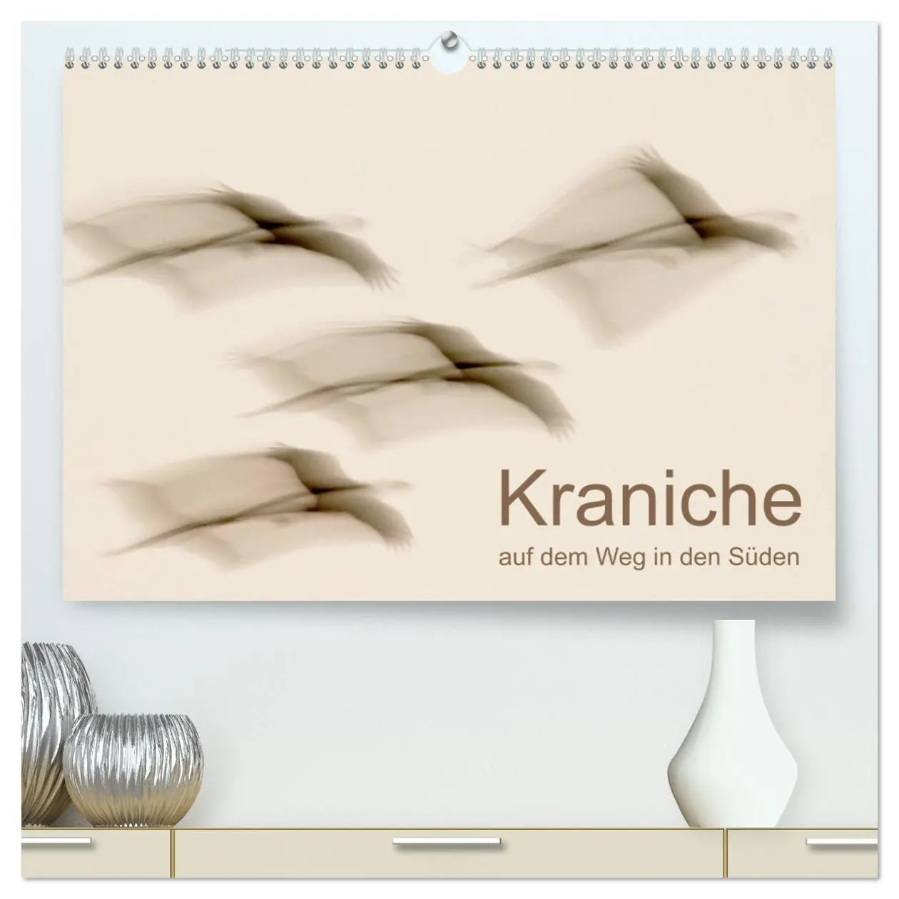 Cover: 9783516007268 | Kraniche auf dem Weg nach Süden (hochwertiger Premium Wandkalender...
