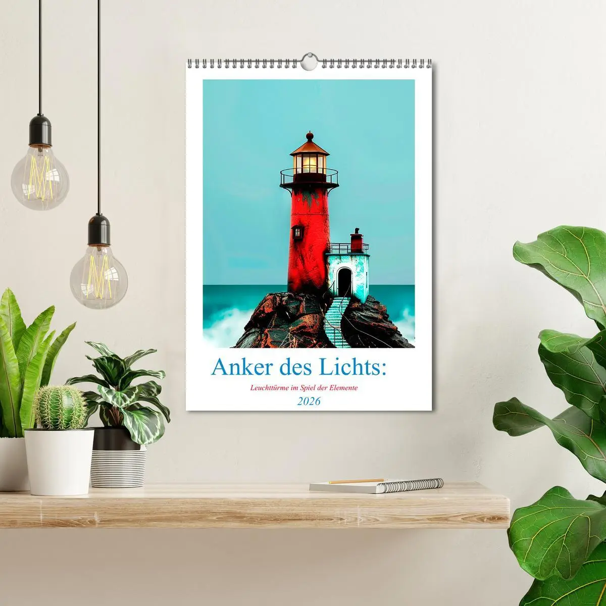 Bild: 9783516247268 | Anker des Lichts: Leuchttürme im Spiel der Elemente (Wandkalender...