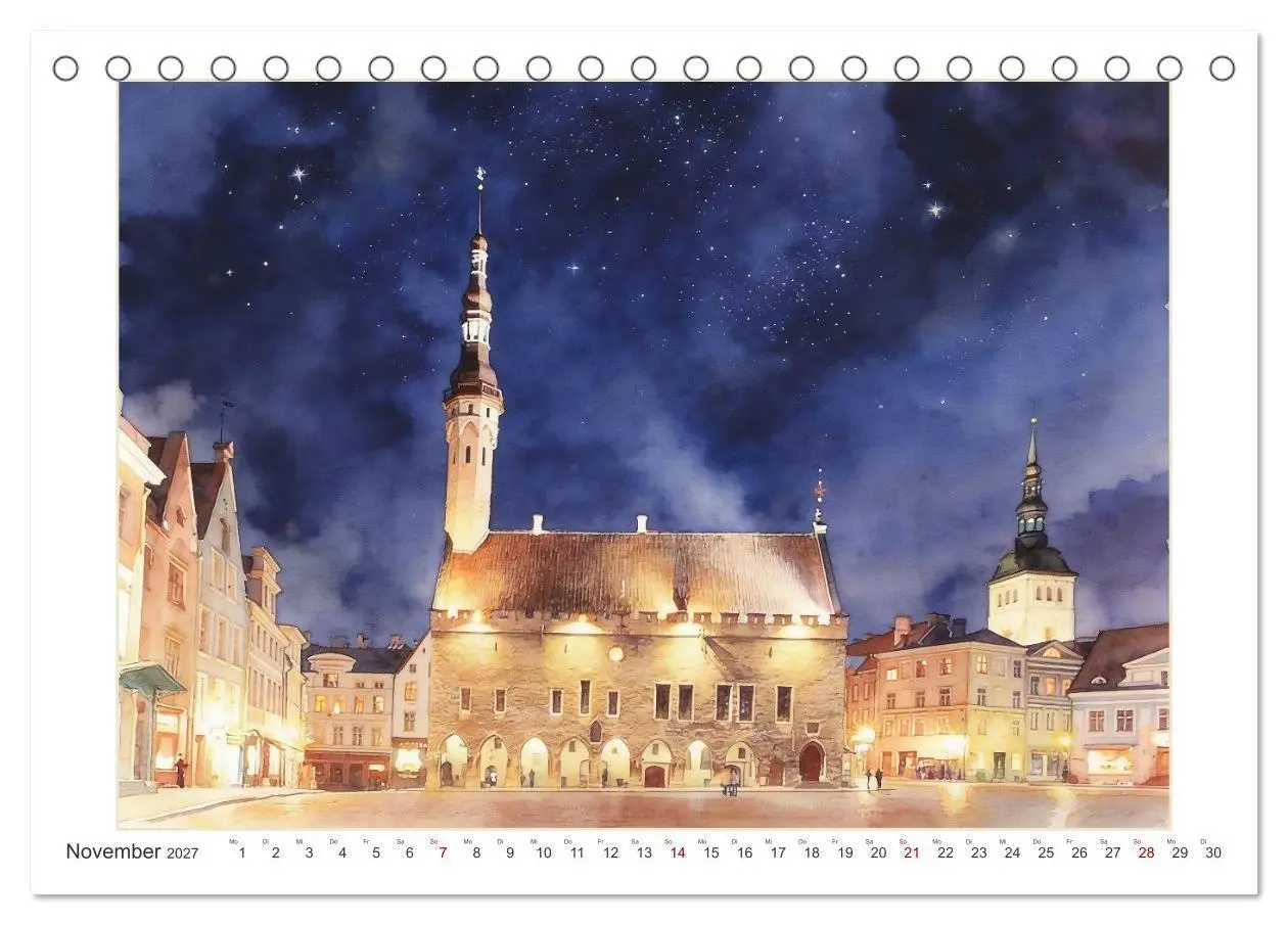 Bild: 9783516797268 | Hauptstadtreise durch's Baltikum (Tischkalender 2027 DIN A5 quer),...