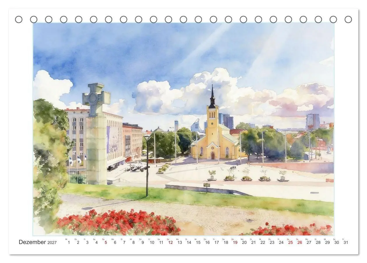 Bild: 9783516797268 | Hauptstadtreise durch's Baltikum (Tischkalender 2027 DIN A5 quer),...