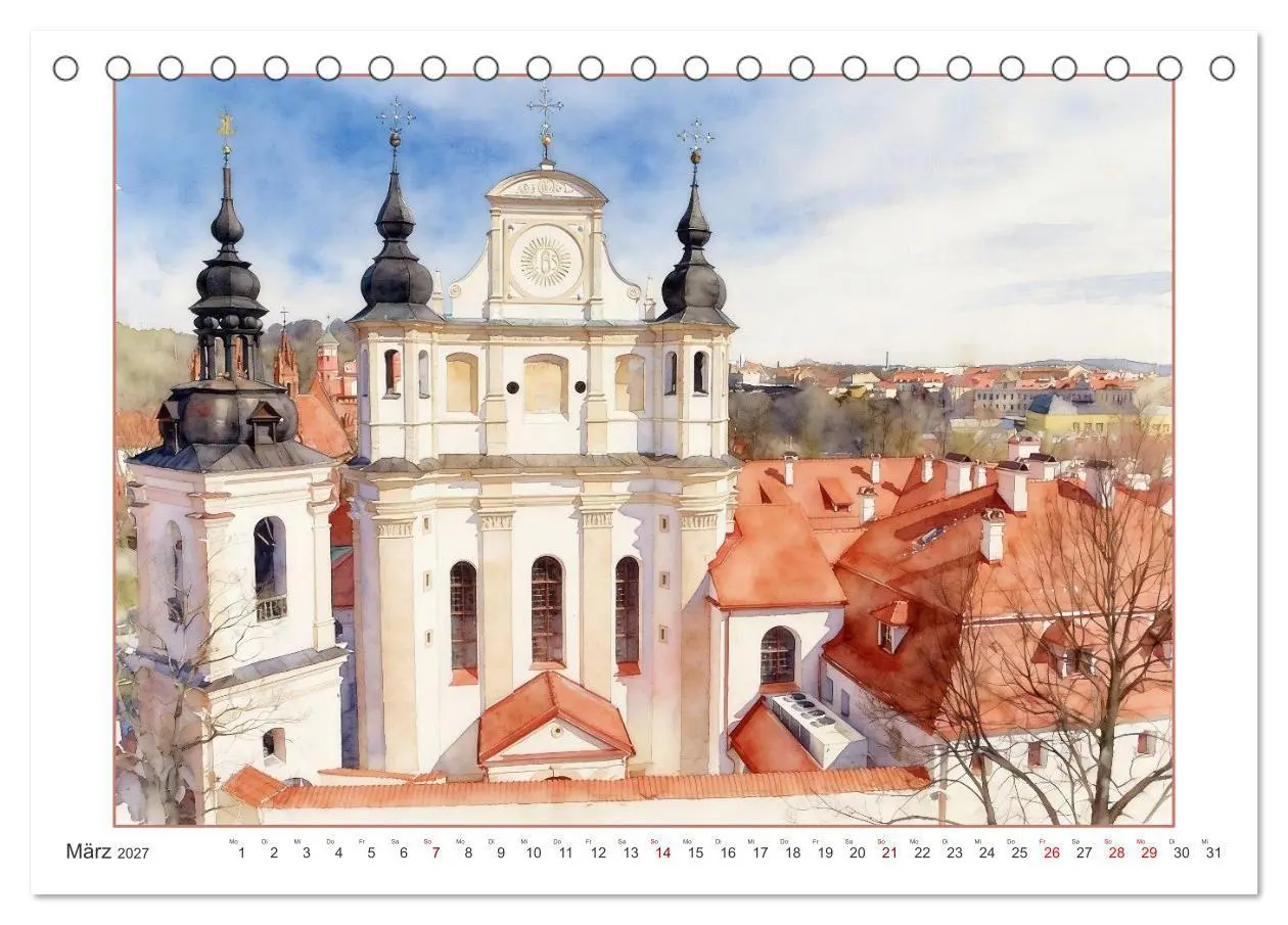 Bild: 9783516797268 | Hauptstadtreise durch's Baltikum (Tischkalender 2027 DIN A5 quer),...